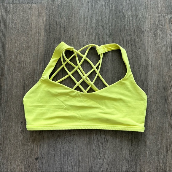 Lululemon Free to Be Bra Wild *Light Support in Electric Lemon (Size 8) - Picture 3 of 8